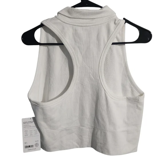 NWT Athleta Aurora Seamless Crop Polo Tank - Picture 3 of 4